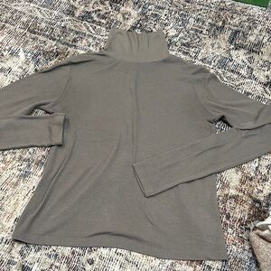 ALO Yoga Olive Turtleneck Sweater